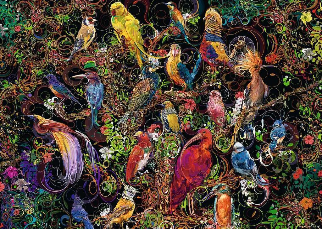 1000 pc Puzzle - Birds of Art