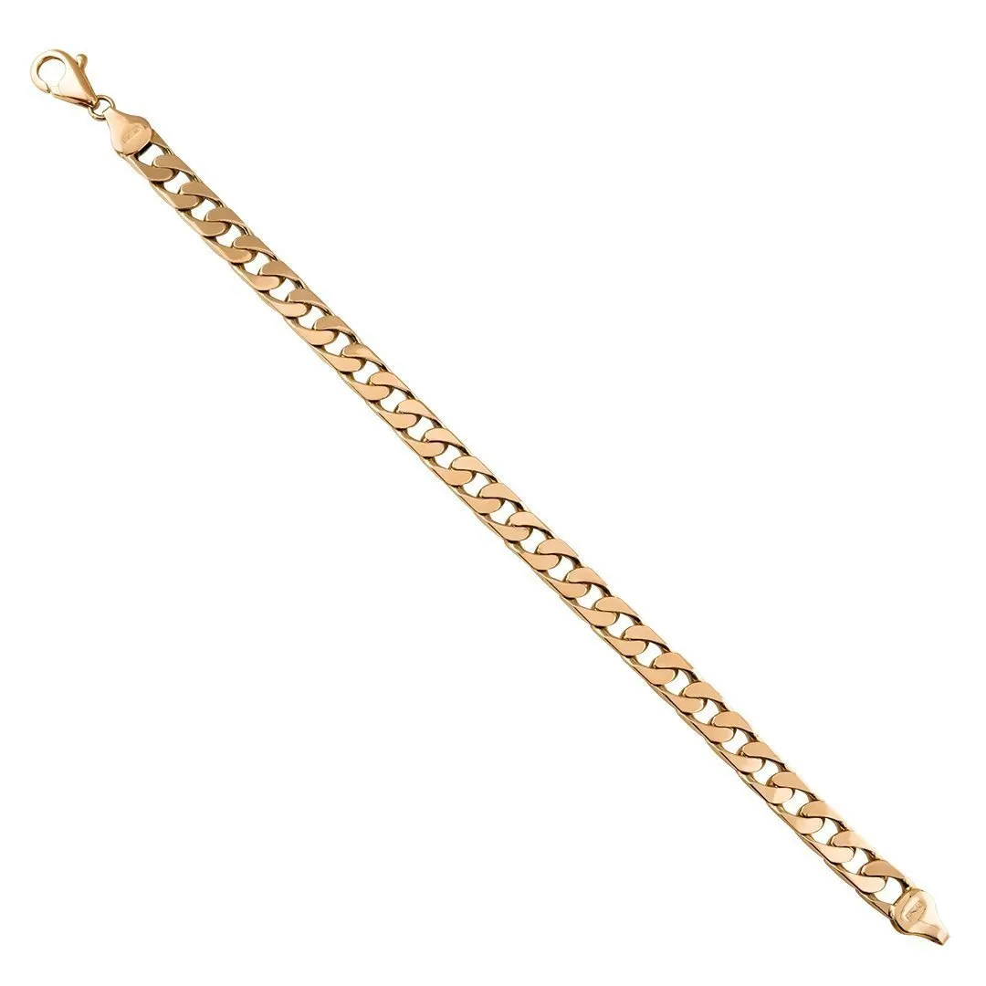 10k Yellow Gold Cuban Bracelet 9mm