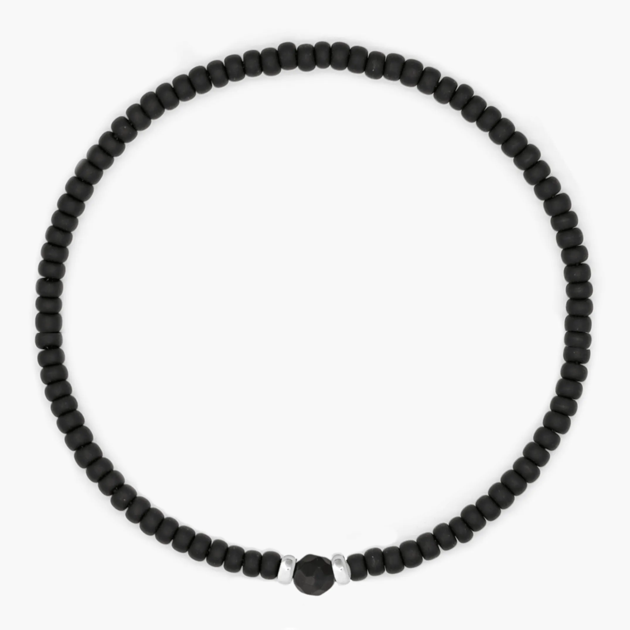 2mm Beads Dandy Bracelet (Matte Black)