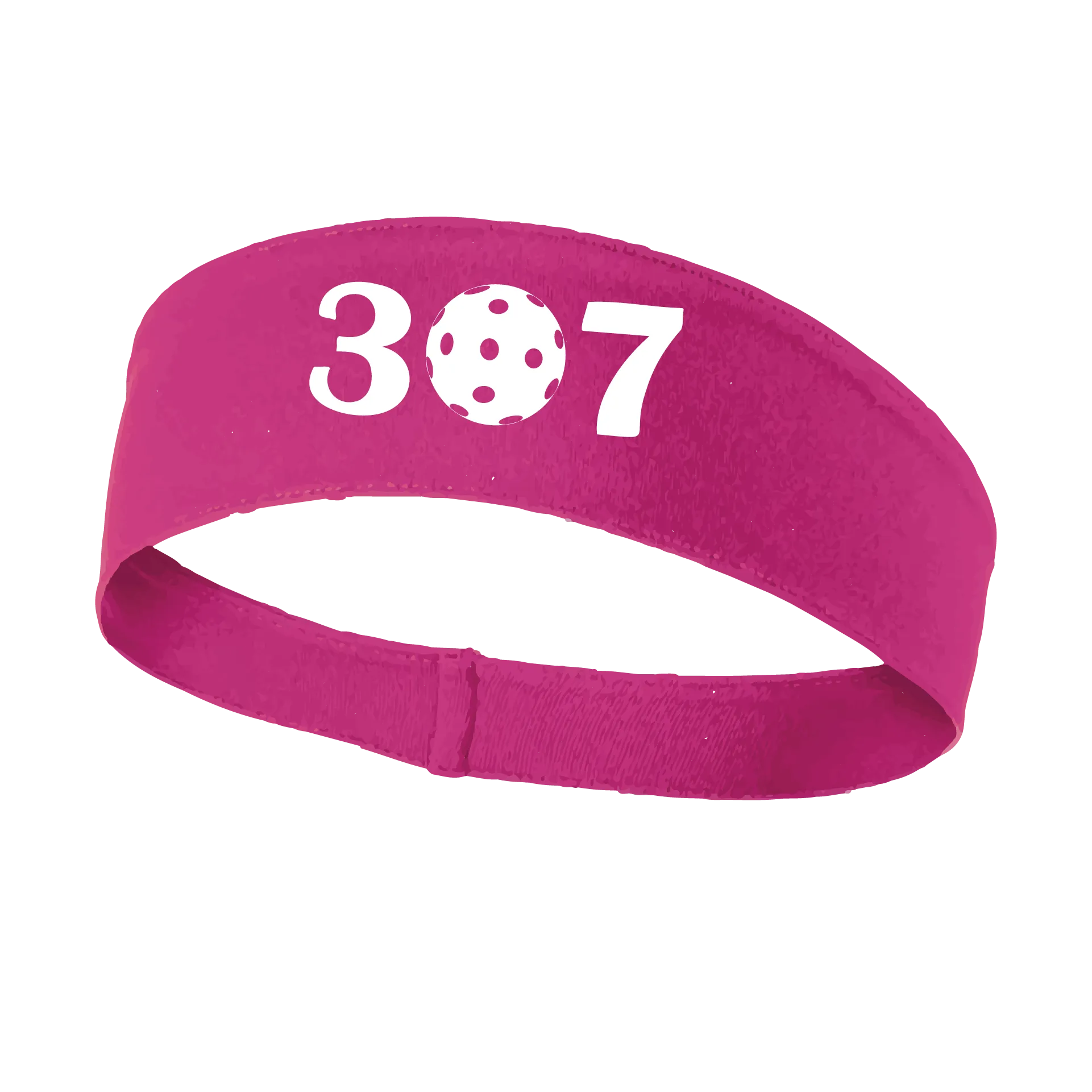 307 Wyoming Pickleball Club | Pickleball Headband | 100% Polyester