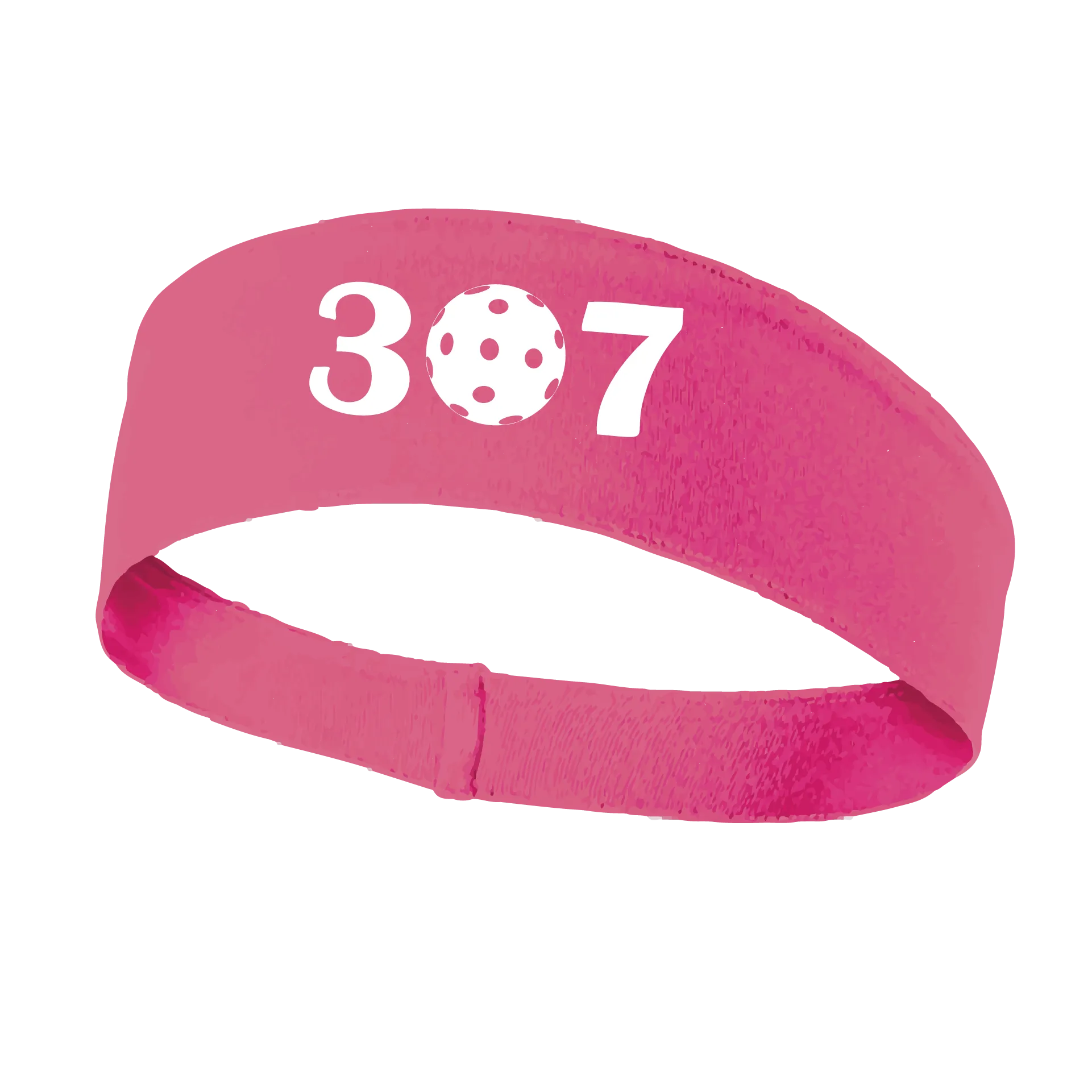 307 Wyoming Pickleball Club | Pickleball Headband | 100% Polyester