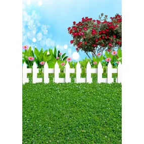 3x4m Spring Meadow Glass Photoshoot Backdrop (Children's Design 3) - CLEARANCE