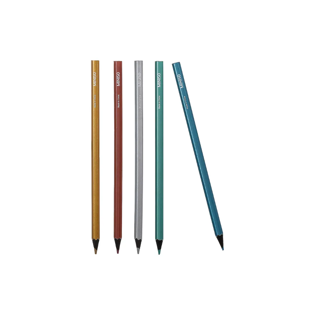 5 Metallic Colored Pencils-M002