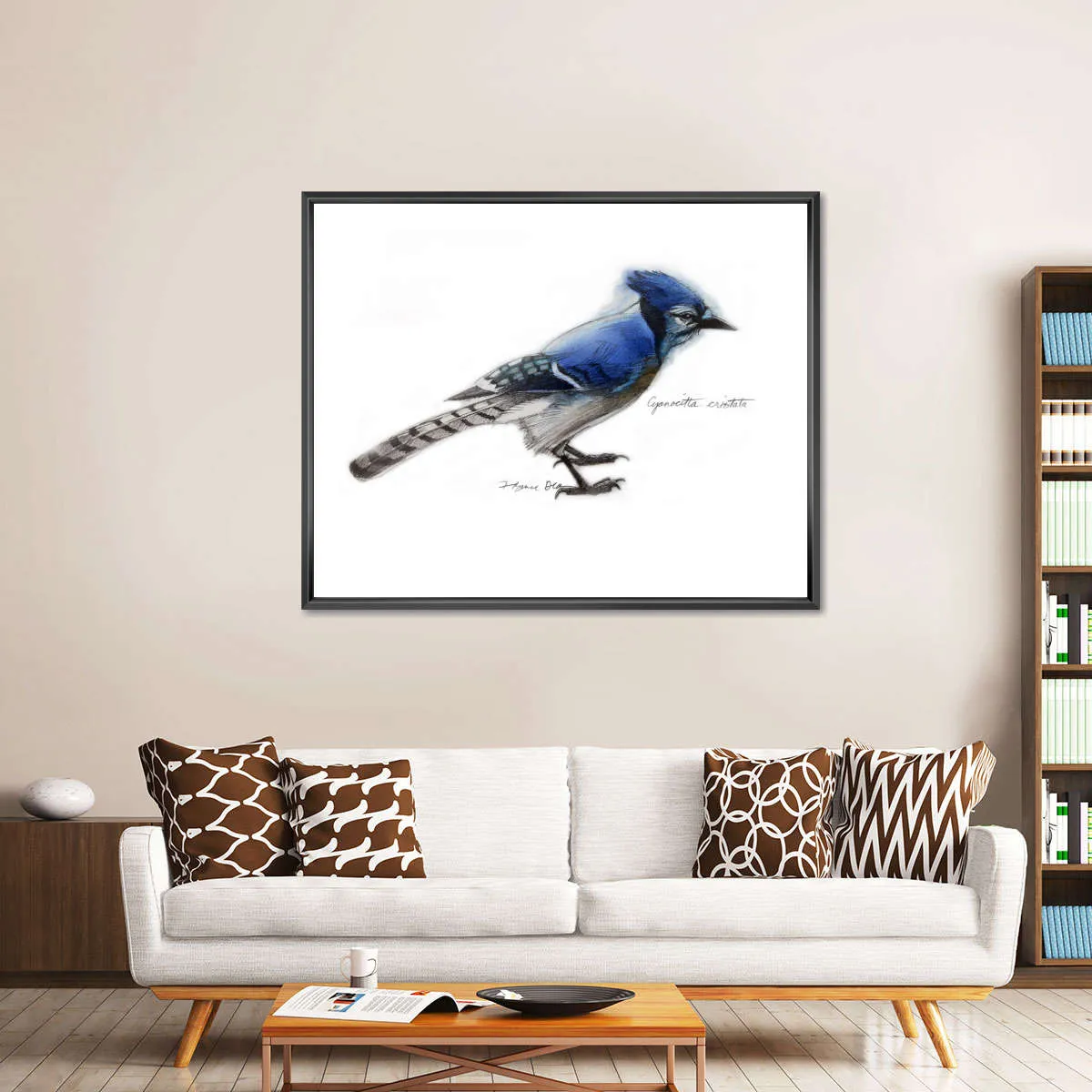 A Blue Jay Wall Art