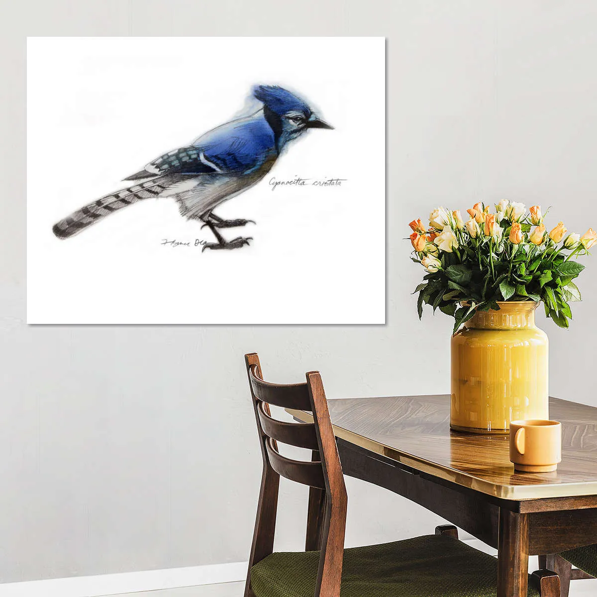 A Blue Jay Wall Art