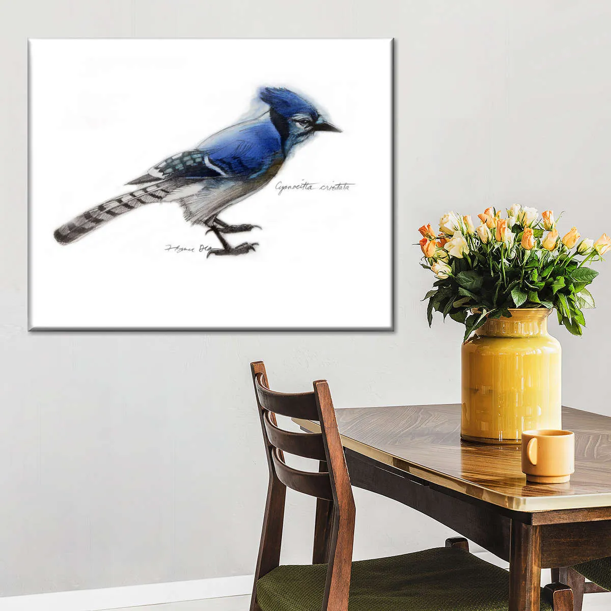 A Blue Jay Wall Art