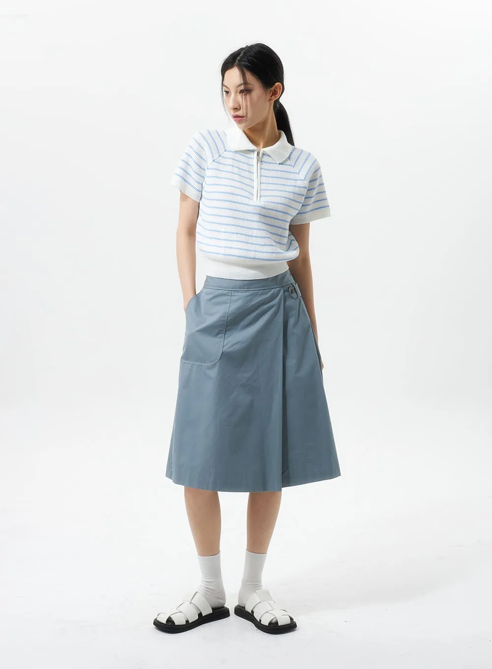 A-Line Midi Skort IU326