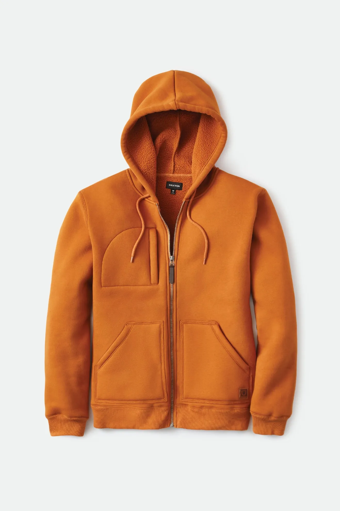 Abraham Sherpa Lined Full Zip - Caramel