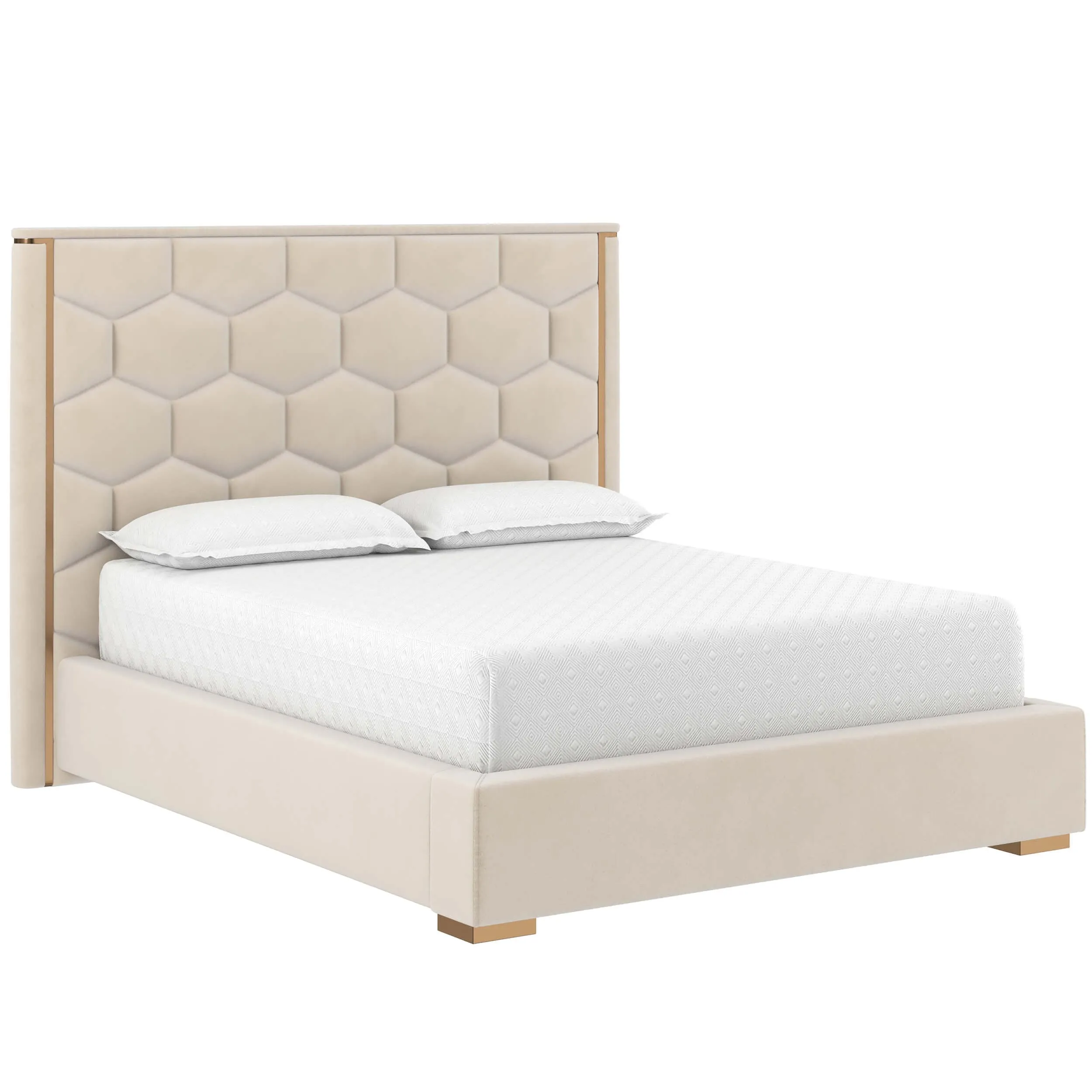 Alisha Bed, Meg Taupe