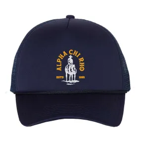 Alpha Chi Rho Rancher Trucker Hat Polyester Cap