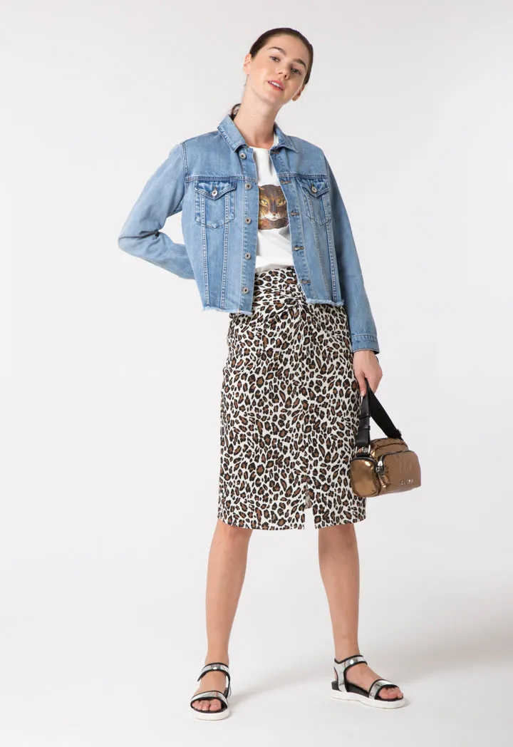 Animal Print Skirt