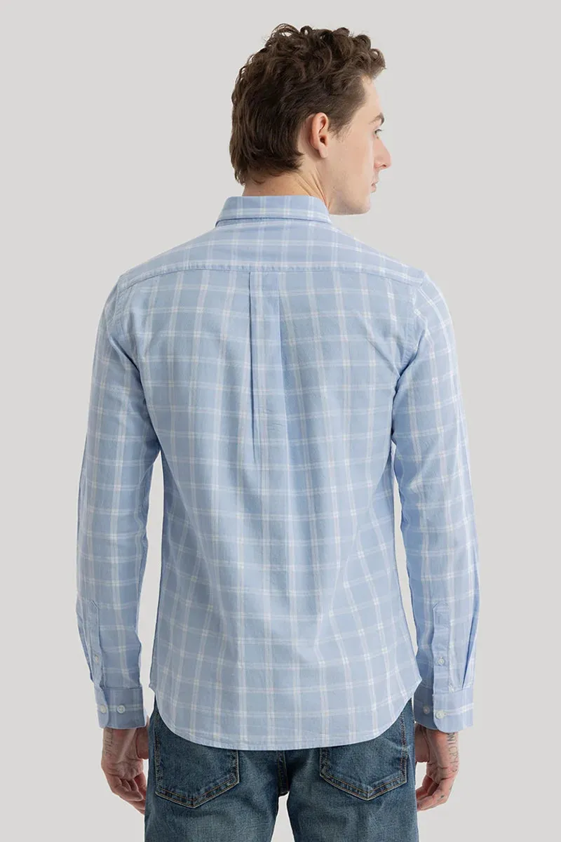 Antonio Light Blue Checks Shirt