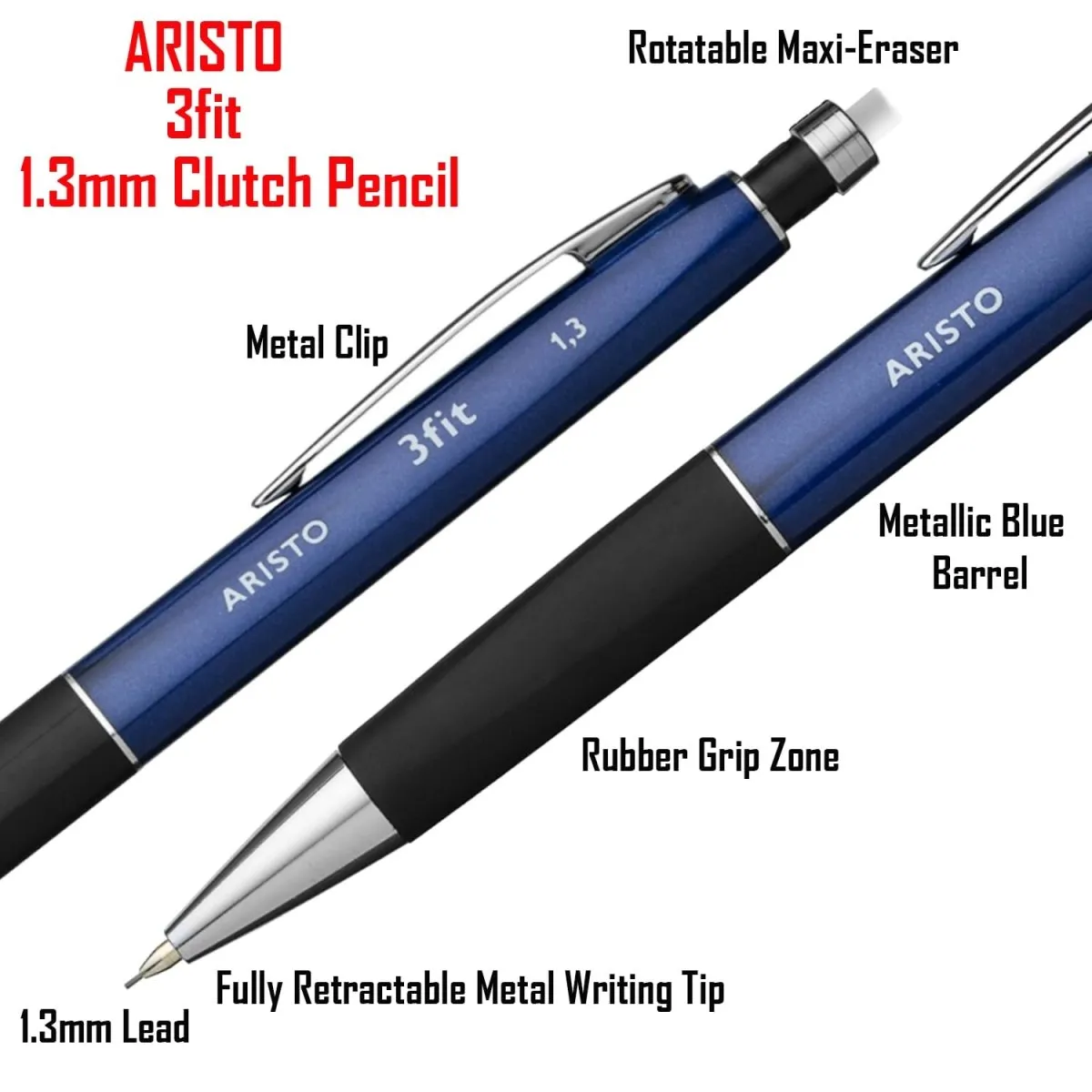 Aristo 3 Fit 1.3mm 2B Mechanical Pencil