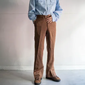 around 1980s japan vintage brown slacks