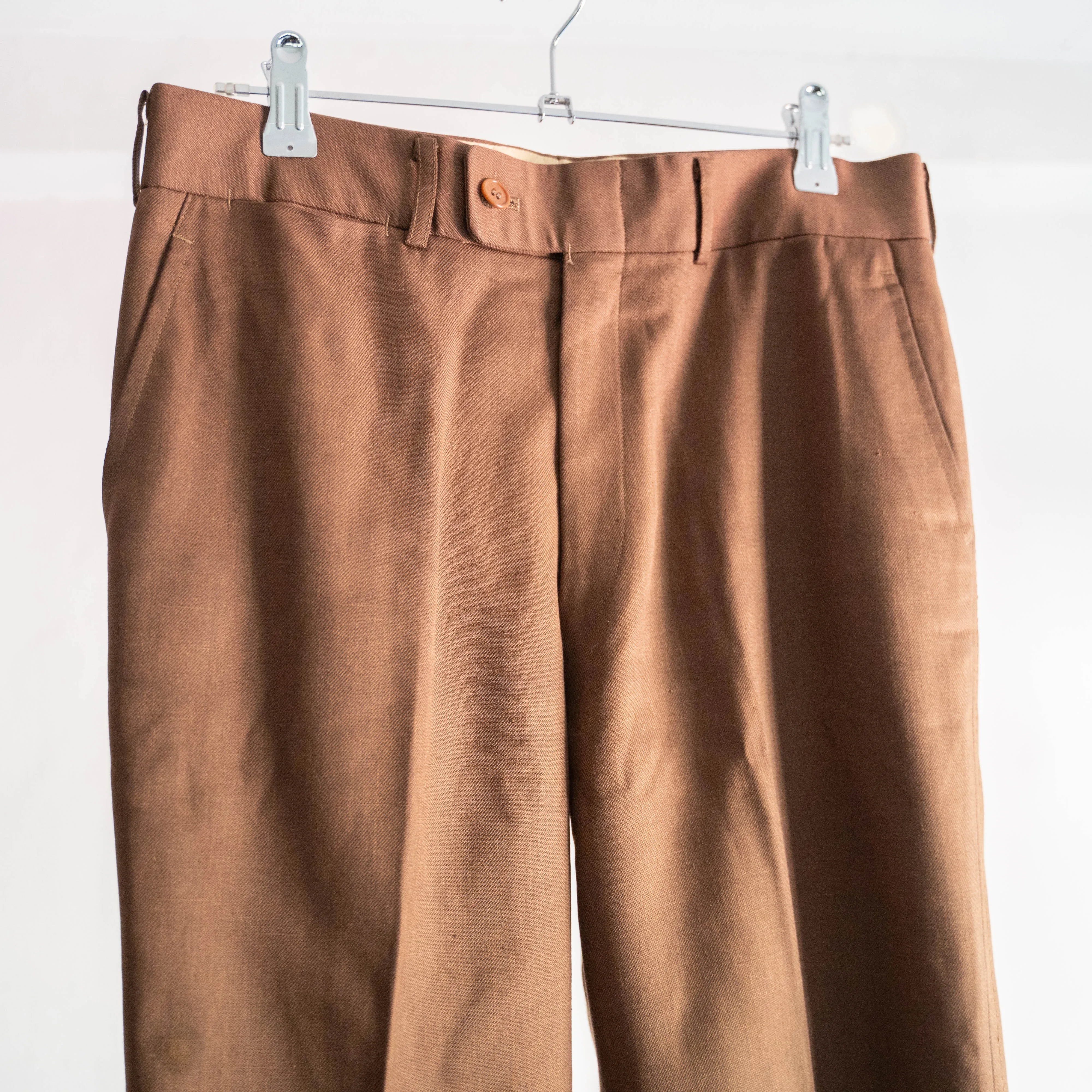 around 1980s japan vintage brown slacks