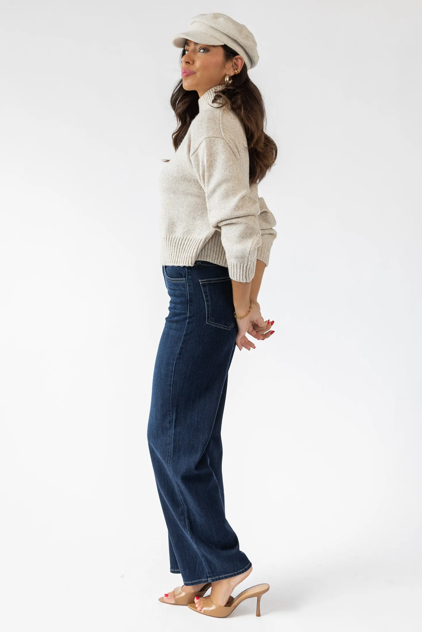 ASTR The Label Fiala Oatmeal Sweater