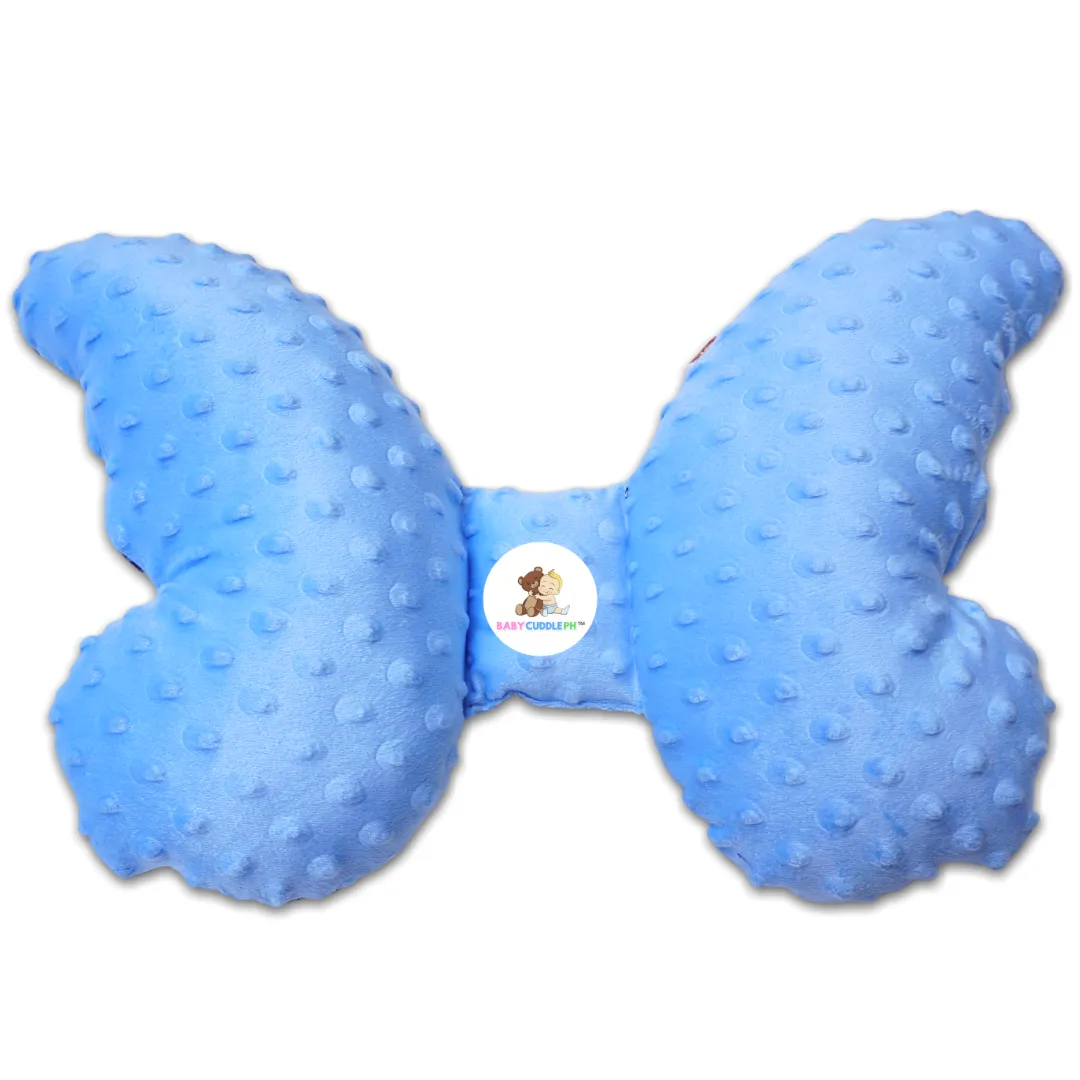 Babycuddle Butterfly Pillow - Airplanes in Dark Blue