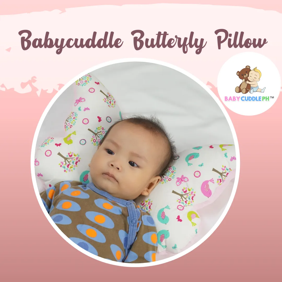 Babycuddle Butterfly Pillow - Birds and Butterflies