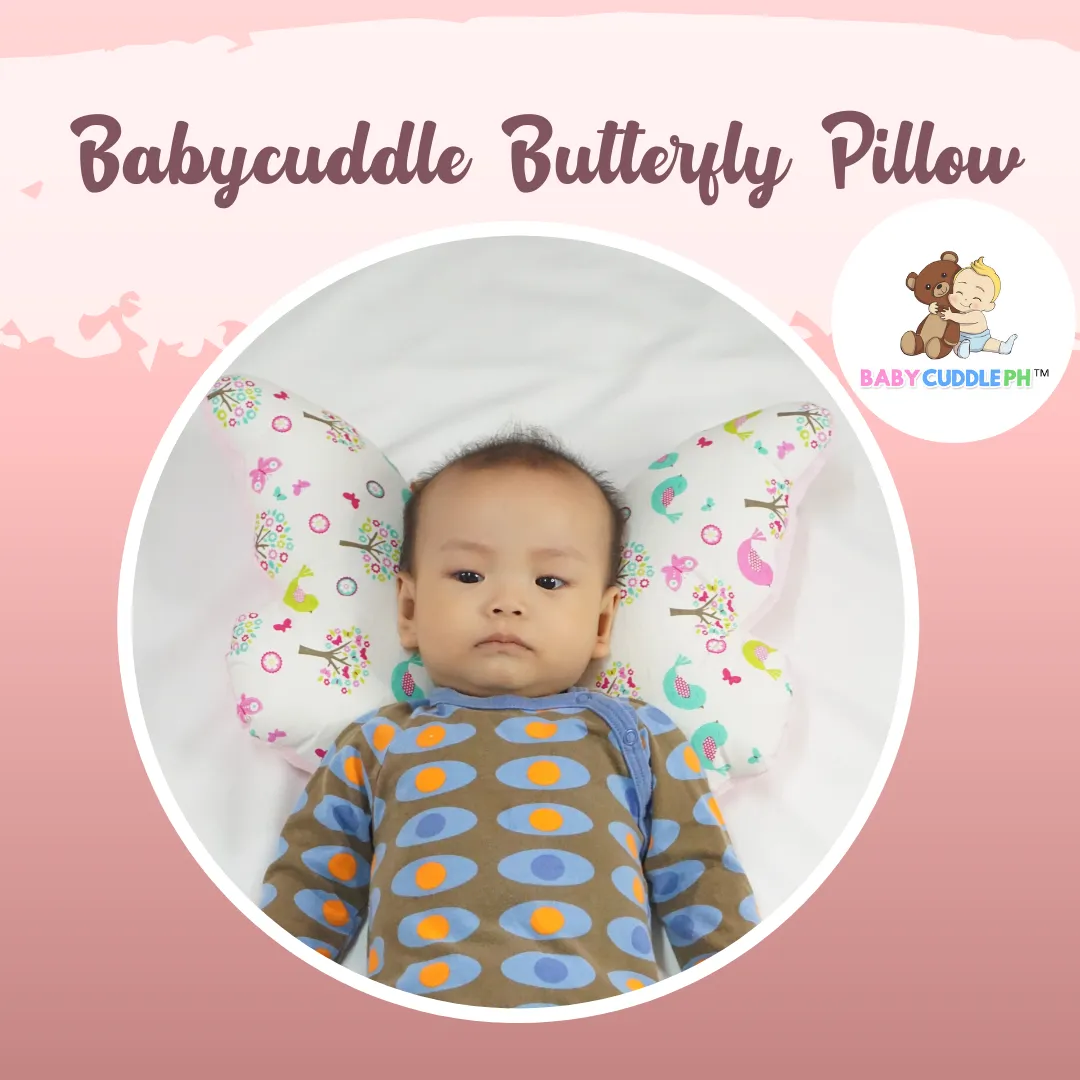 Babycuddle Butterfly Pillow - Birds and Butterflies