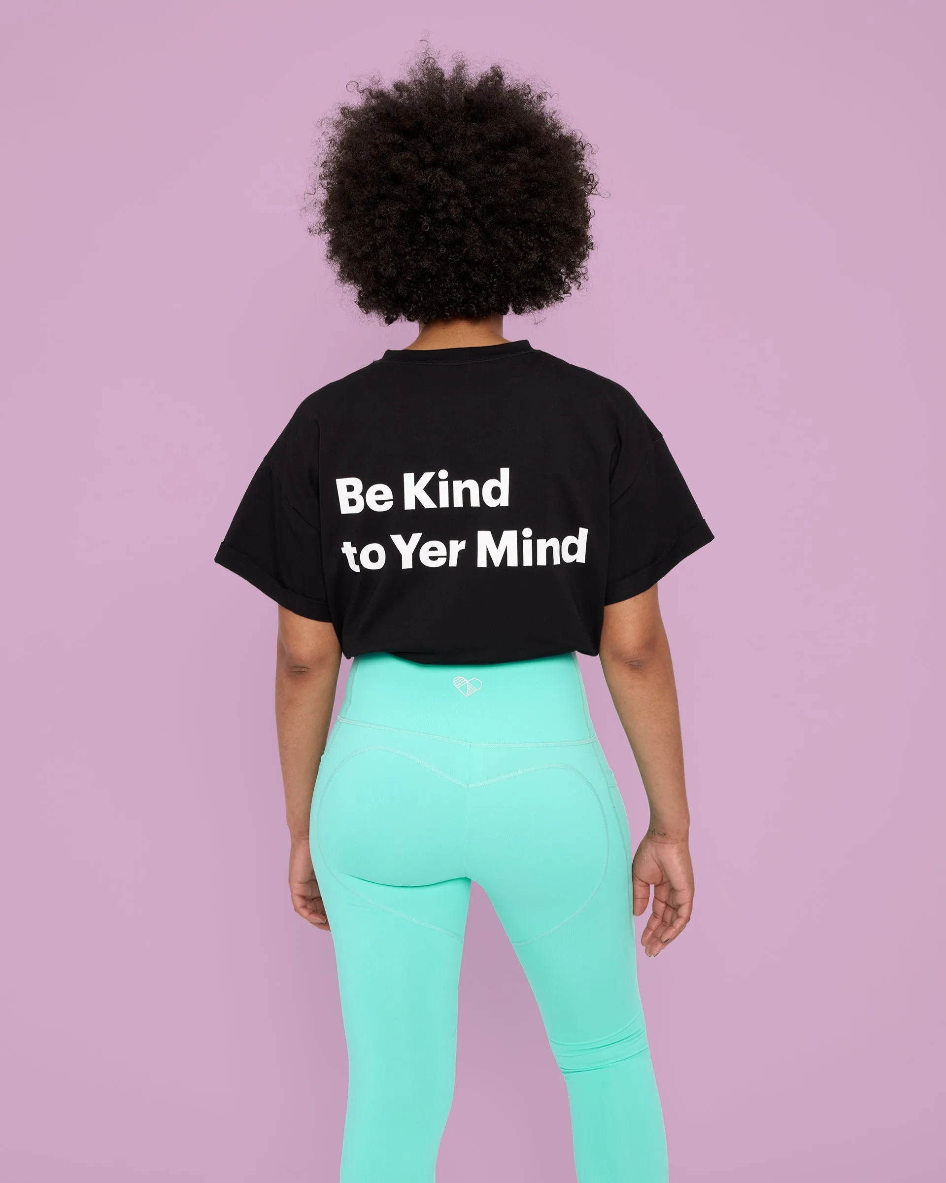 Be Kind to Yer Mind Black T-shirt