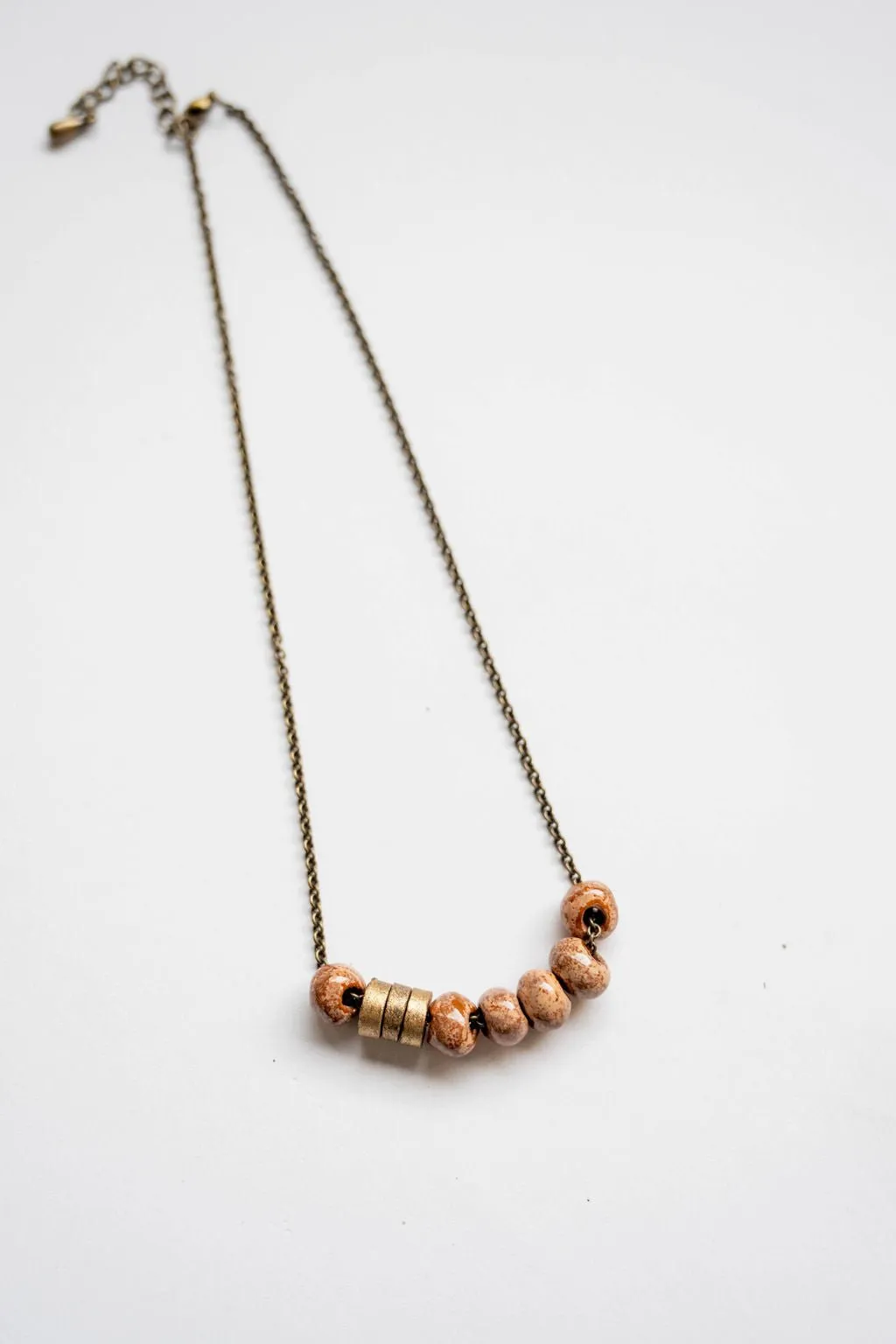 Bel Koz Simple Bead Clay Necklace