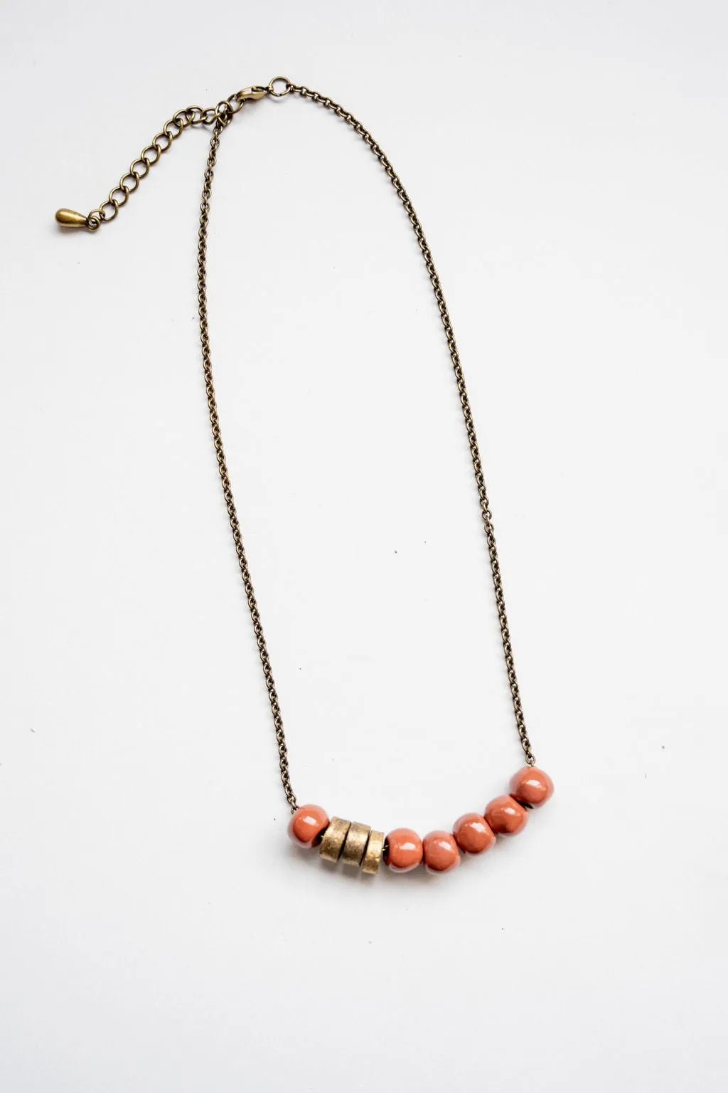 Bel Koz Simple Bead Clay Necklace