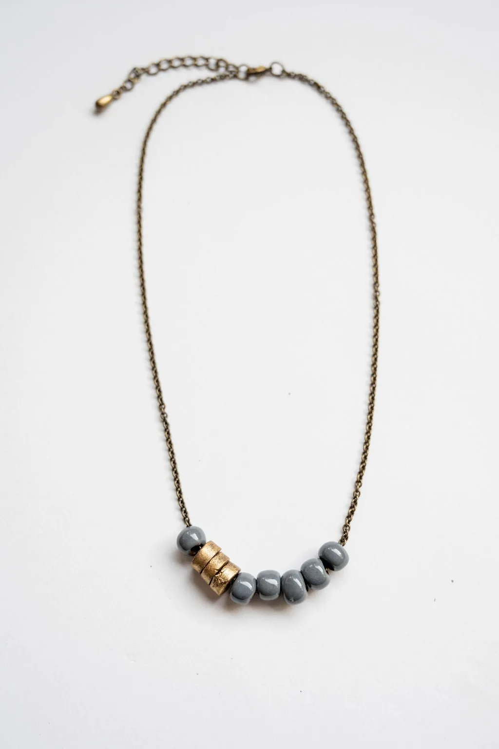 Bel Koz Simple Bead Clay Necklace