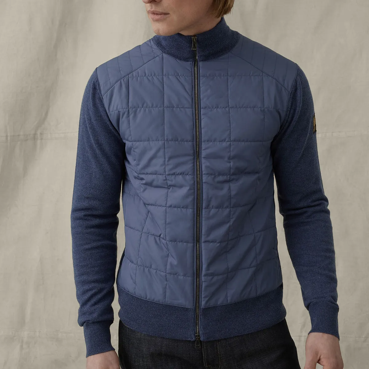 Belstaff - New Kelby Zip Cardigan in Racing Blue