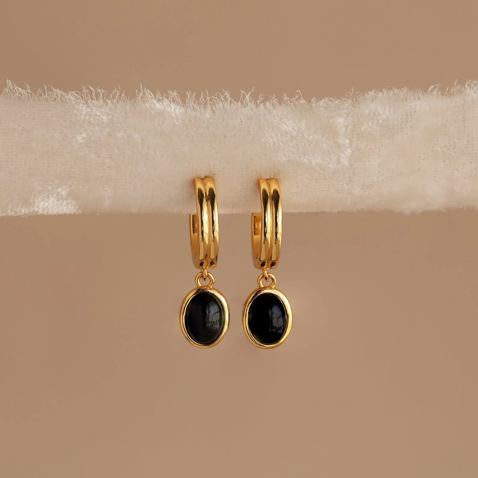 Black Onyx Hoops Bundle