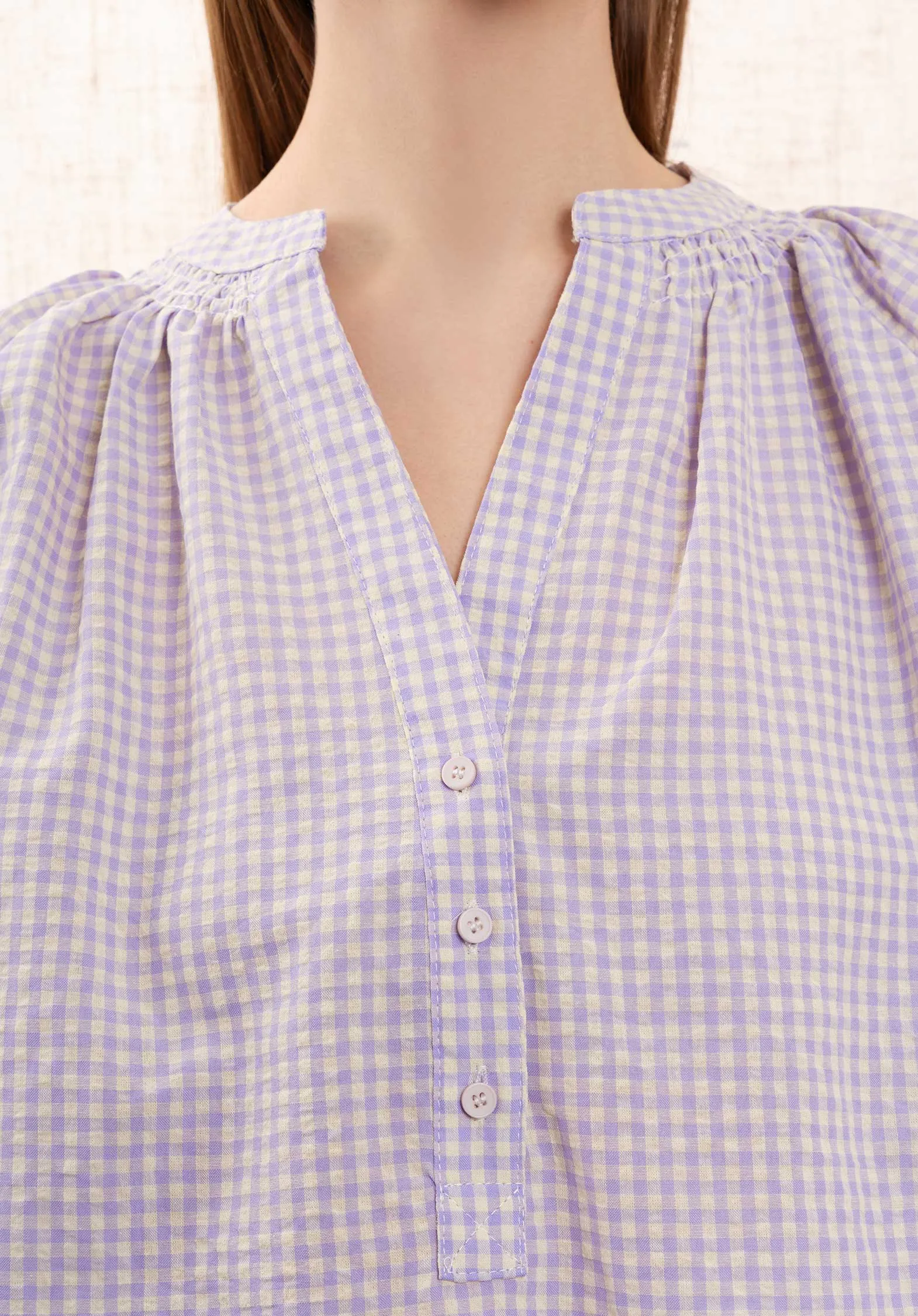 Blouse 5183-1707 Lilac-Checks