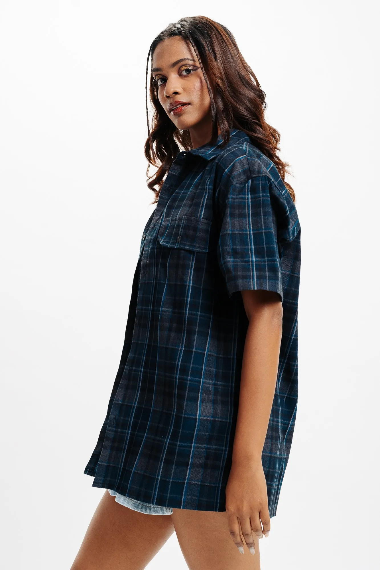 Blue Checkered Shirt