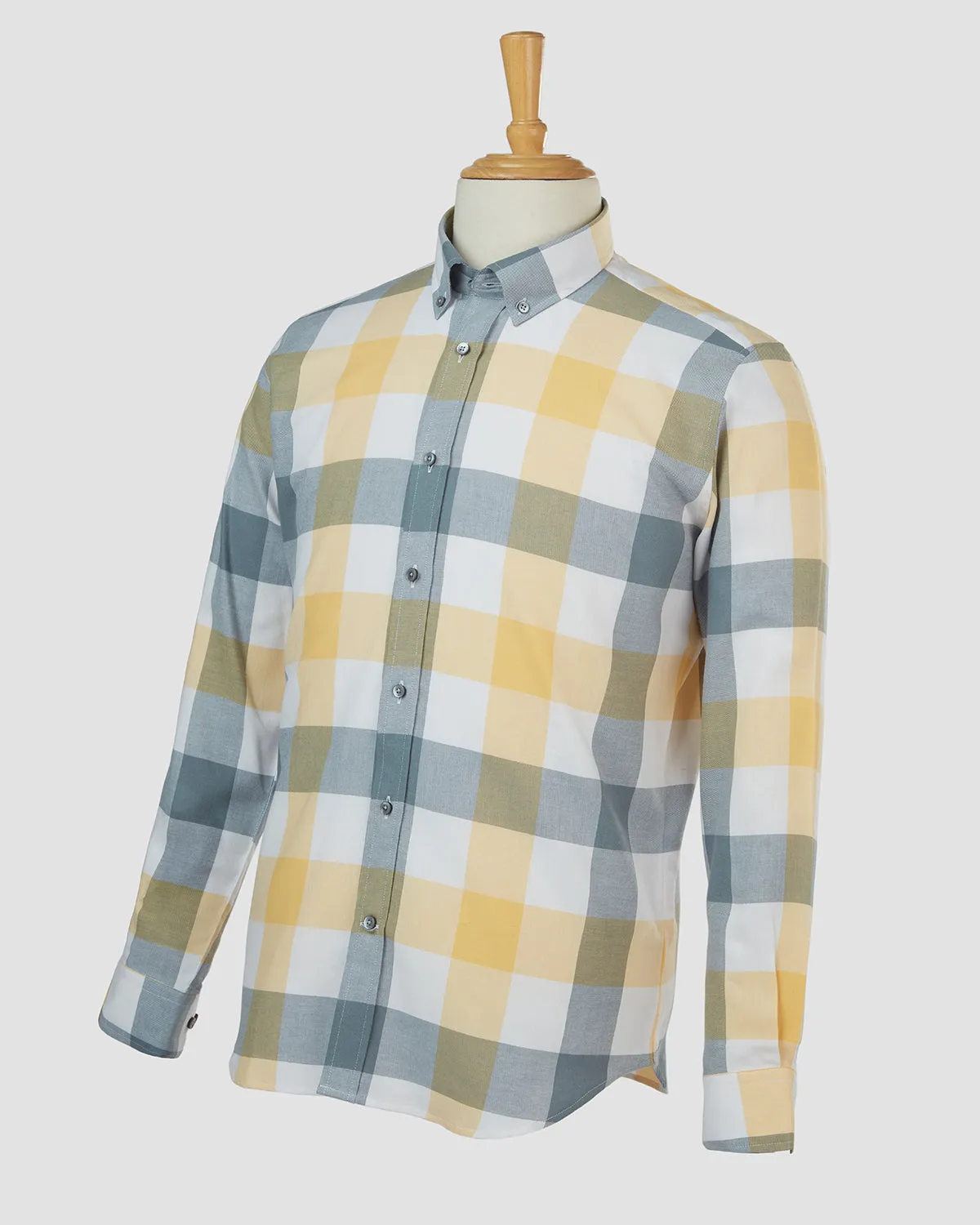 Blueberry Cheesecake Brushed Checked Shirt