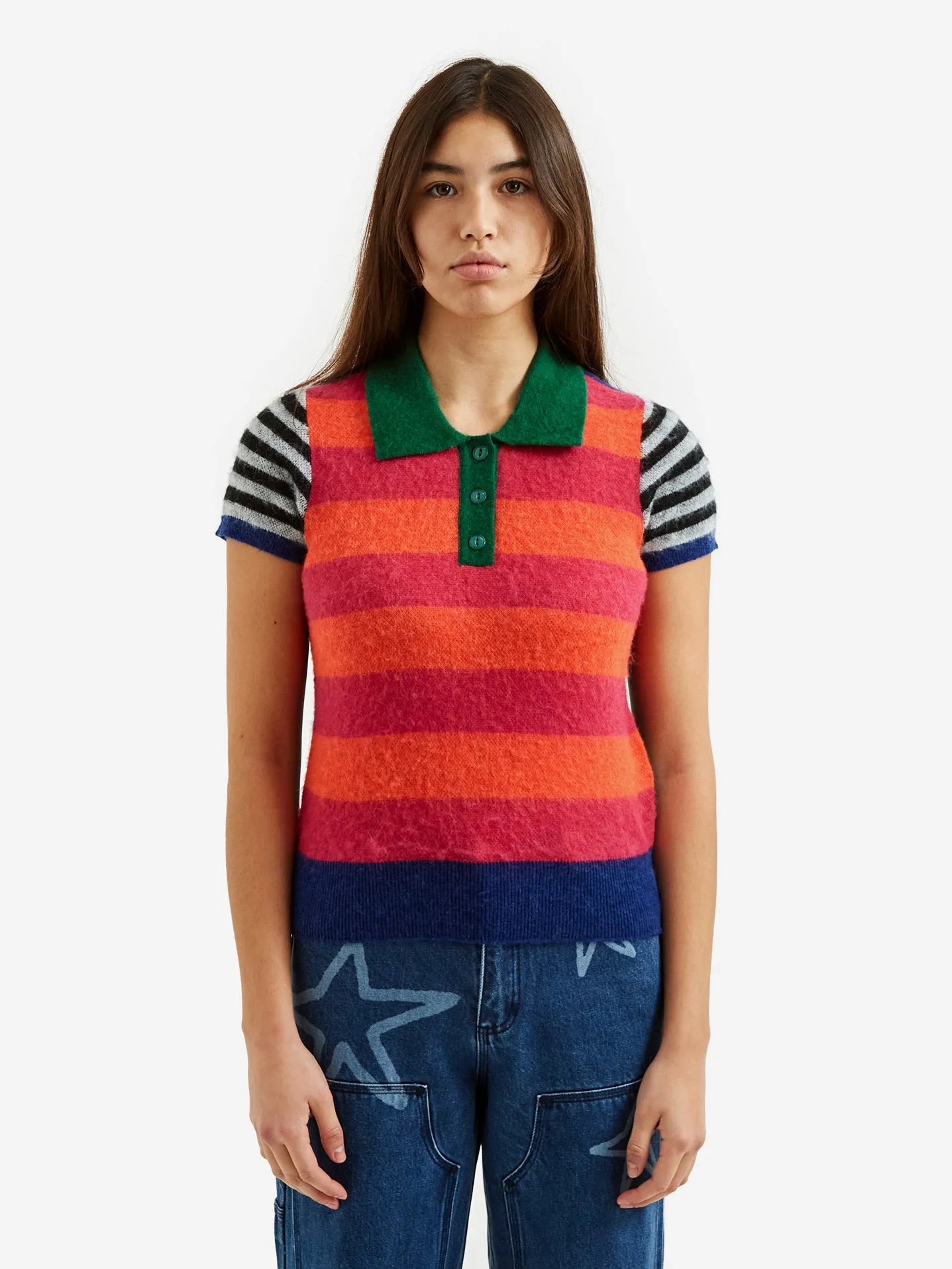 Brain Dead Lulu Polo Shirt - Multi