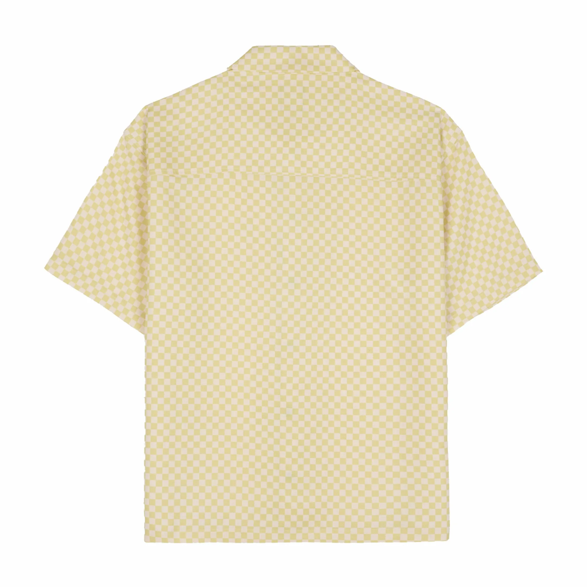 Brain Dead Micro Check Short Sleeve Snap Shirt (Key Lime)