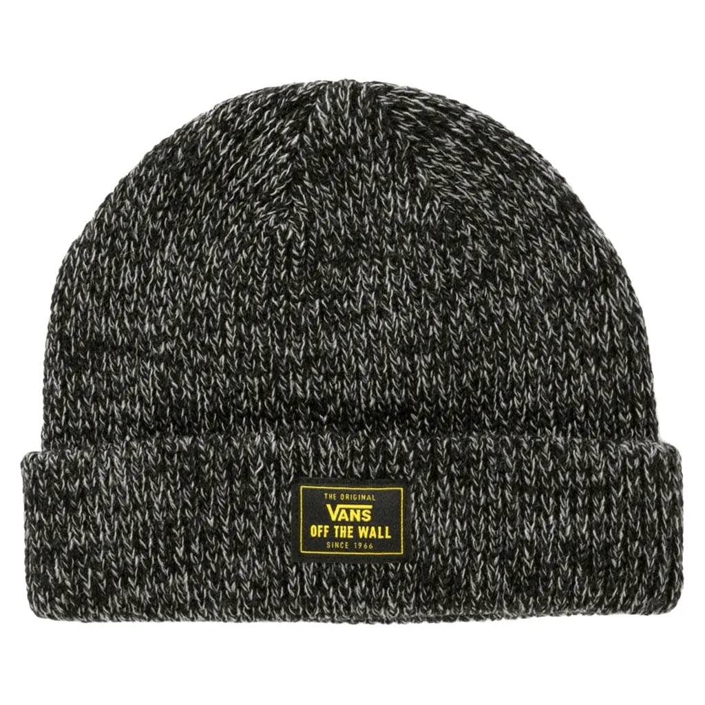 Bruckner cuff beanie - Black heather