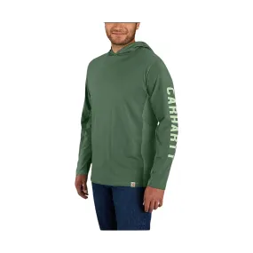 Carhartt Men's Force Relaxed Fit Long Sleeve Hooded Tee - Frosted Balsam