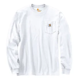 Carhartt Men's Long Sleeve Pocket T-Shirt_White