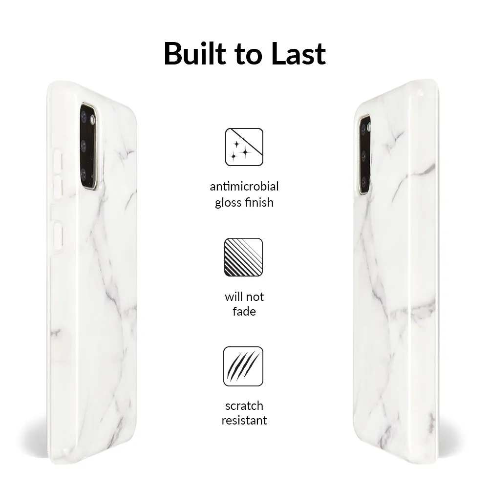 Carrara Marble Samsung Case