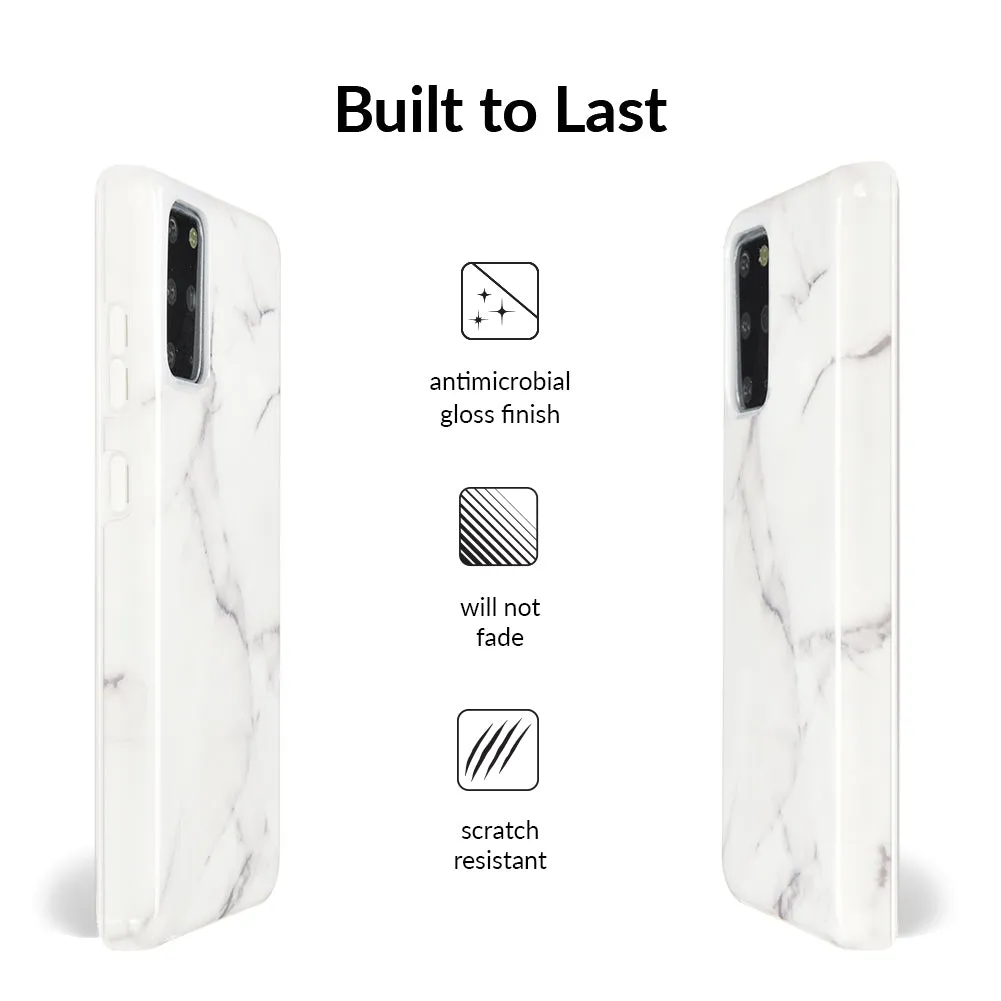 Carrara Marble Samsung Case