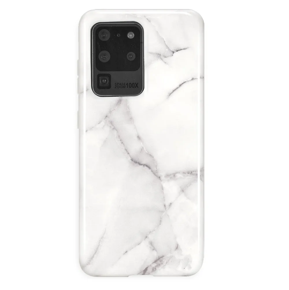 Carrara Marble Samsung Case