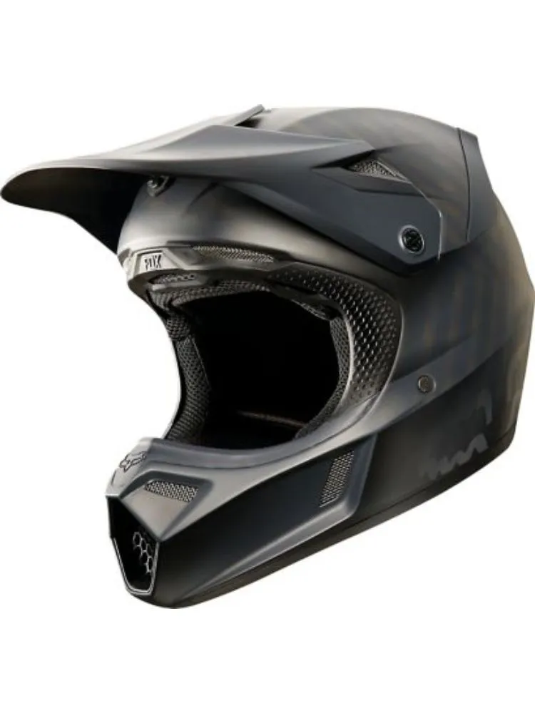 Casco para Hombre FOX V3 MATTE BLACK HELMET MT BLK