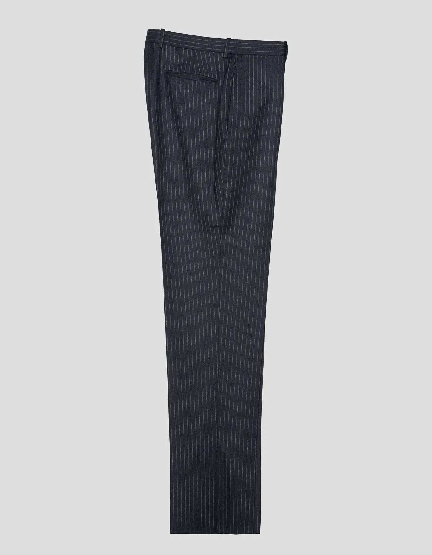 CHARCOAL CHALKSTRIPE FLANNEL SUIT