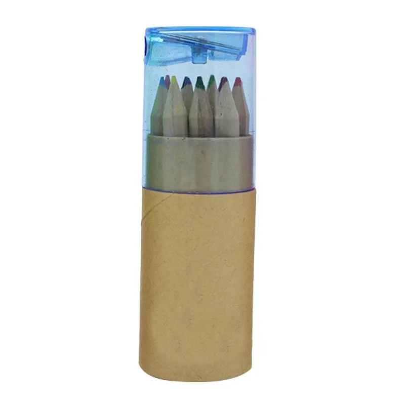 Colour Pencil And Pencil Sharpener Set