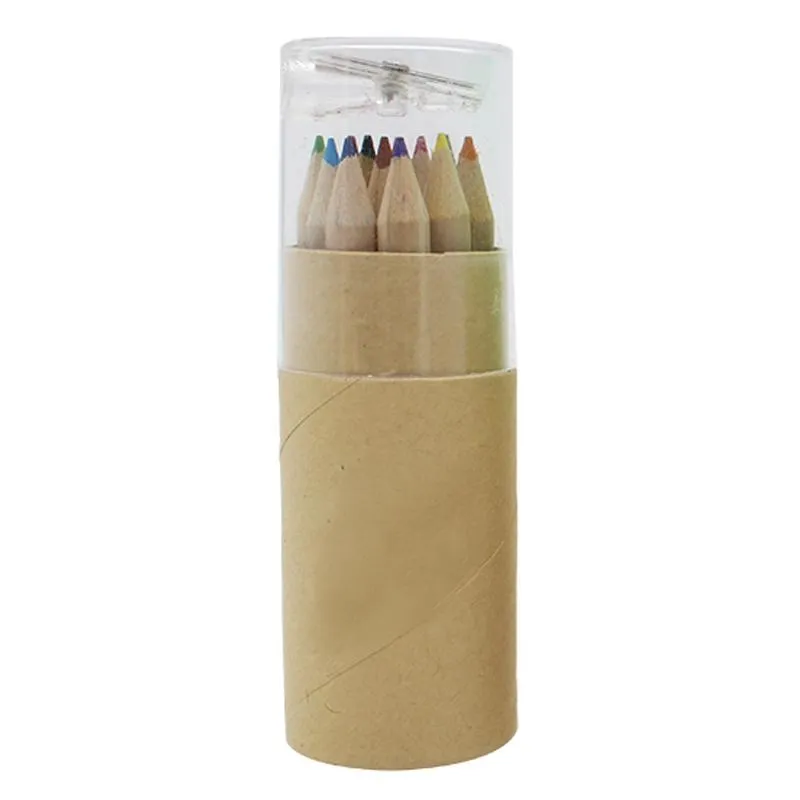 Colour Pencil And Pencil Sharpener Set