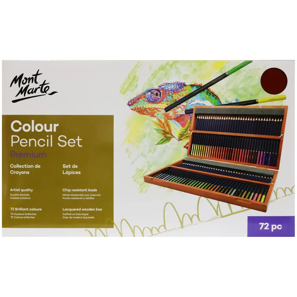 Colour Pencils Box Set Premium 72pc