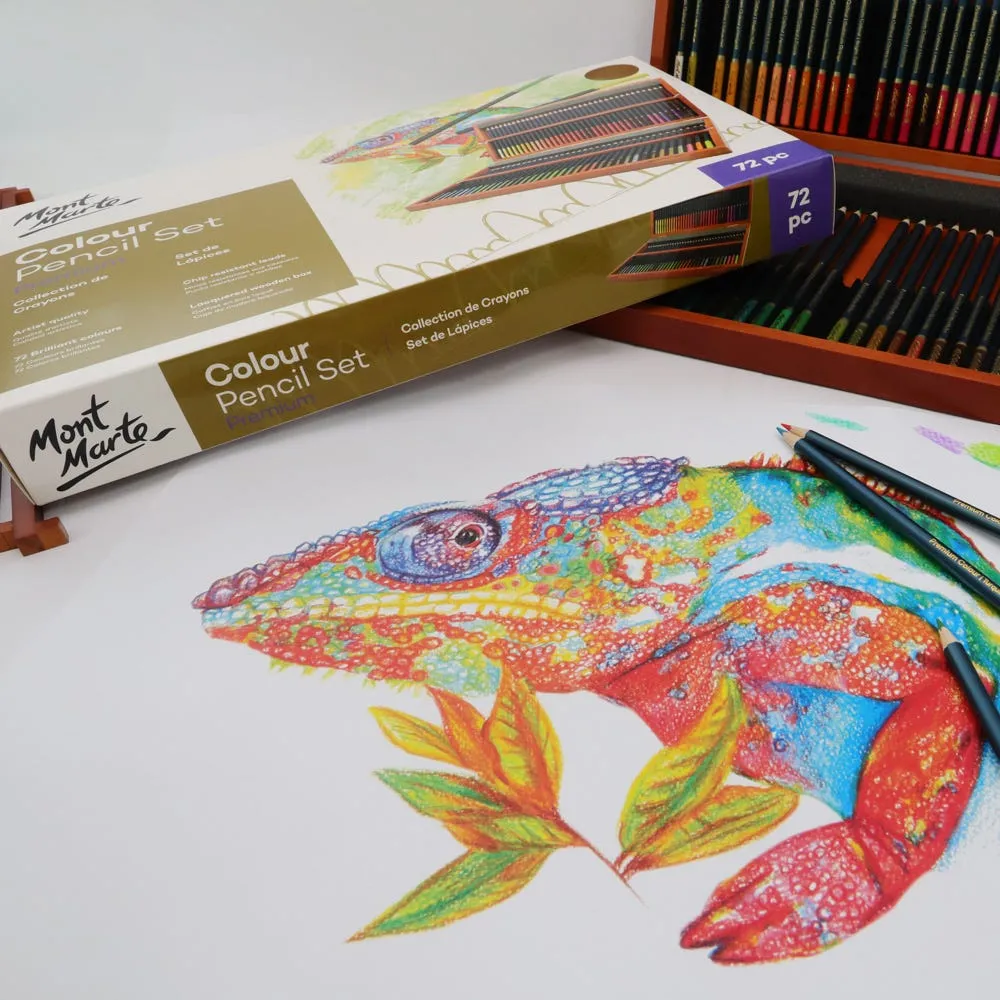 Colour Pencils Box Set Premium 72pc