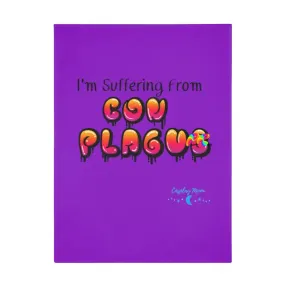 Con Plague Purple Polyester Blanket