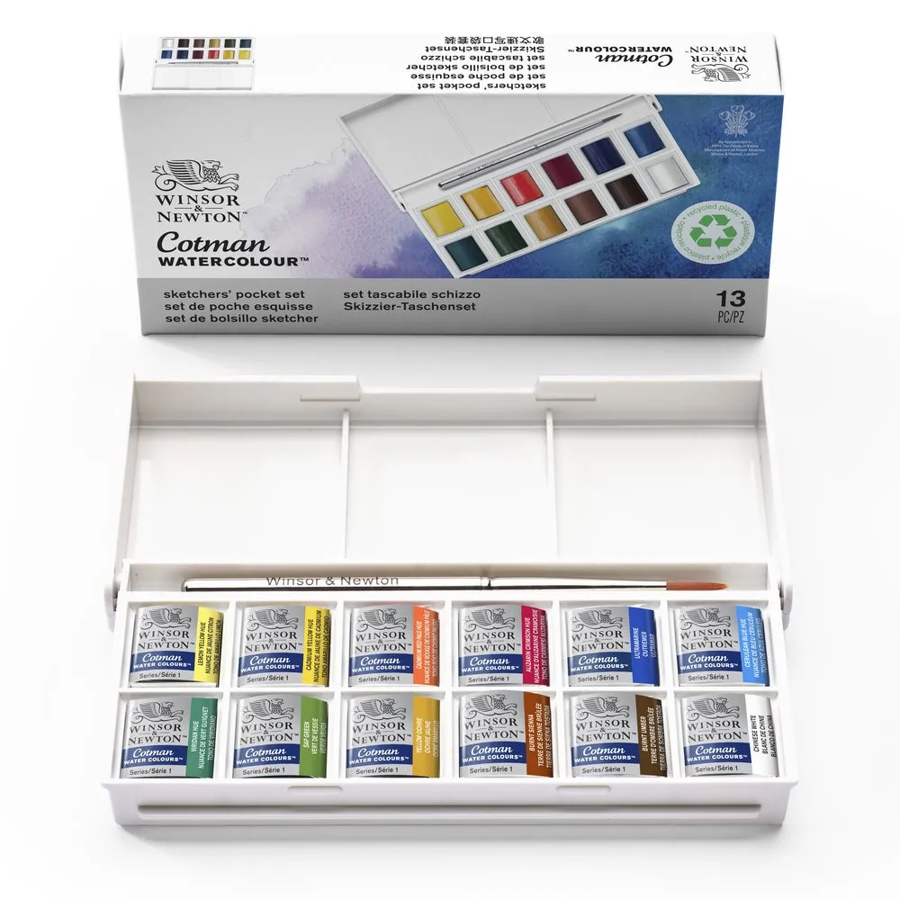 Cotman Watercolours Sketchers' Pocket Box