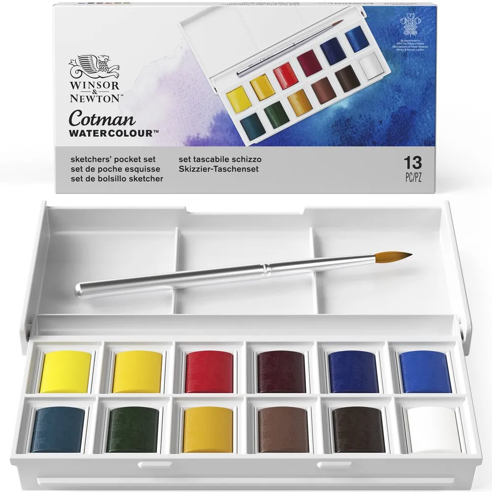 Cotman Watercolours Sketchers' Pocket Box