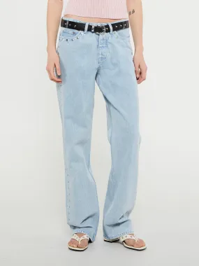 Crowd Trousers in Light Denim